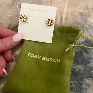 Tory Burch Gold Stud Earrings